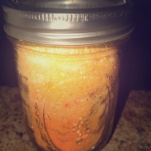 Large tropical island sugar scrub